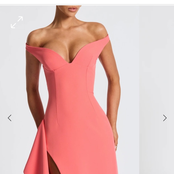 Babyboo KHALESIA maxi dress in coral pink sz. Xs - Picture 3 of 5